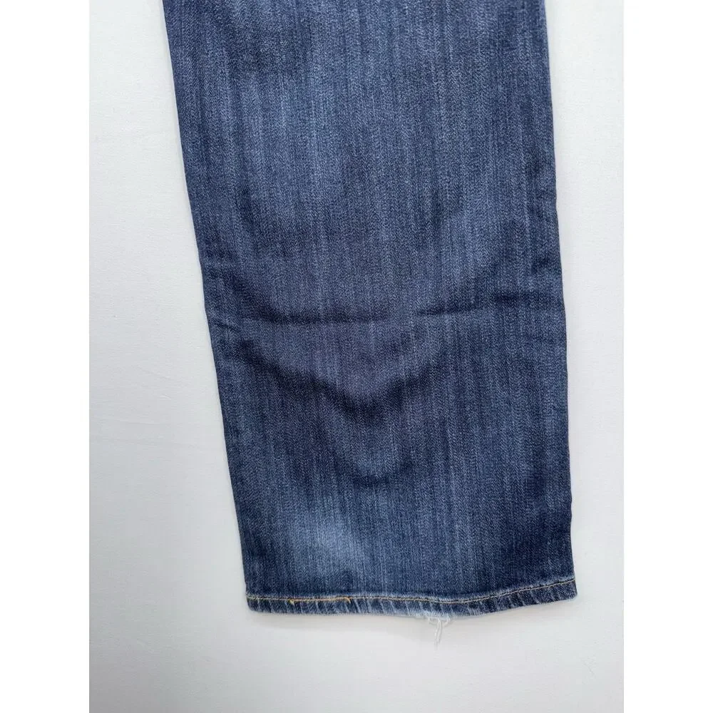 Lucky Brand 361 Vintage Straight Jeans Men's 33x30 Medium Dark Wash Baggy Y2K